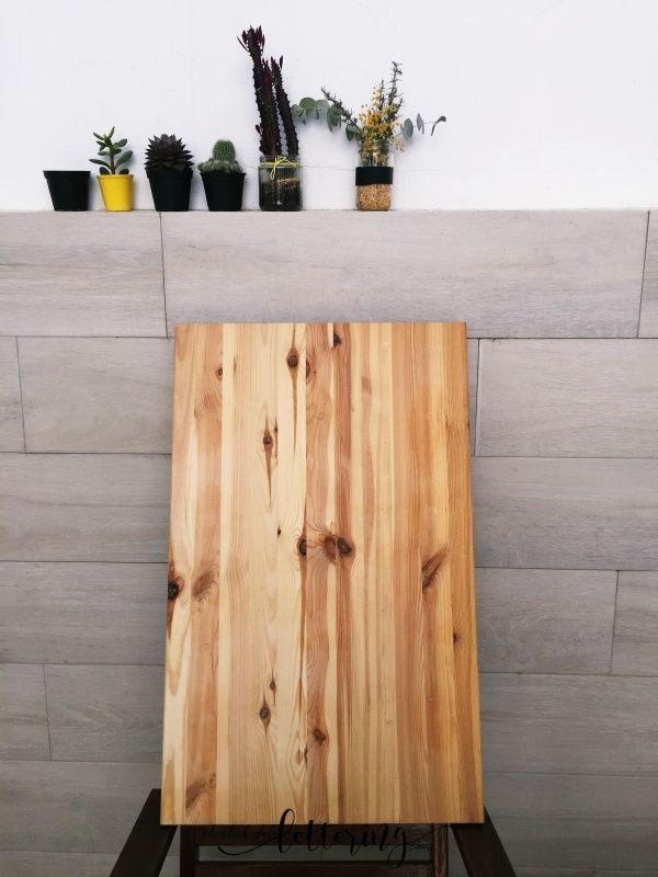 Madera para lettering